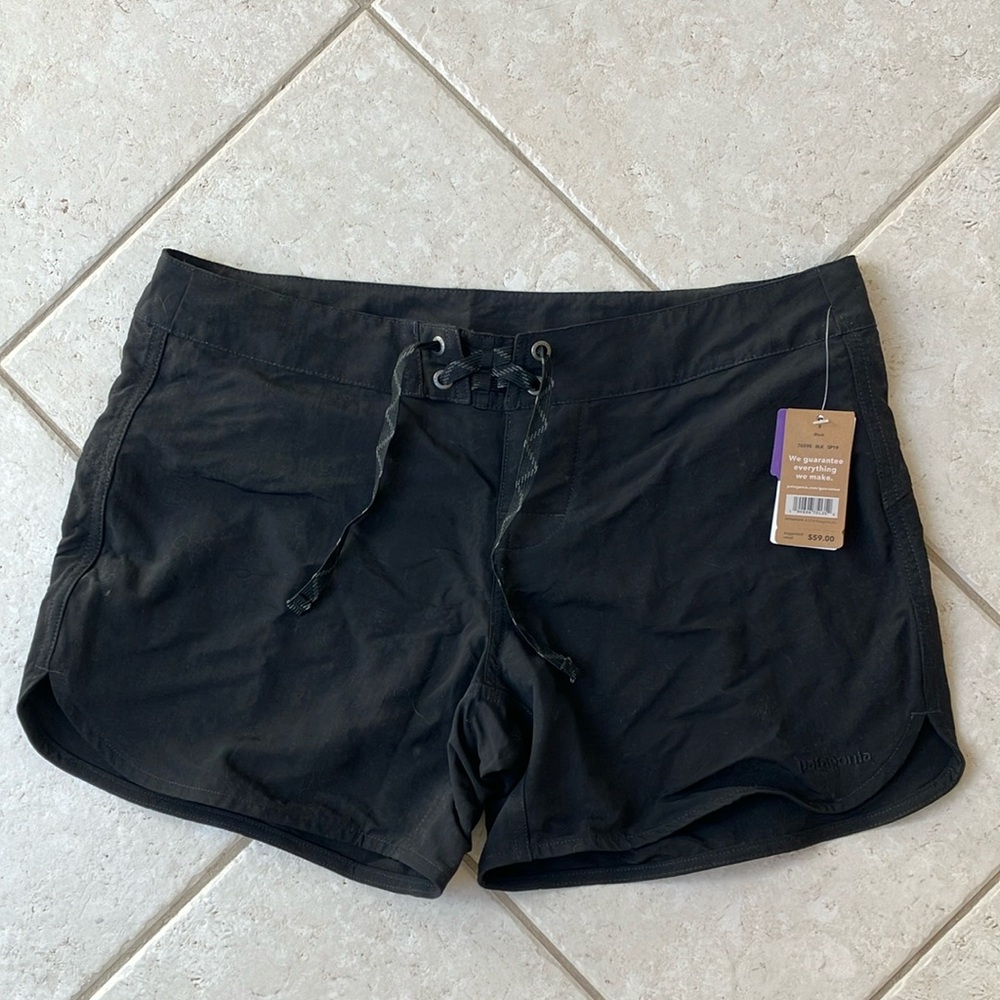 Black Patagonia Women’s Wavefarer Boardshorts